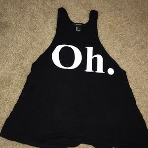 Oh tank top.